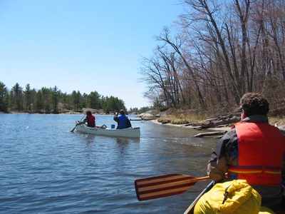 Paddling at Massassauga 1